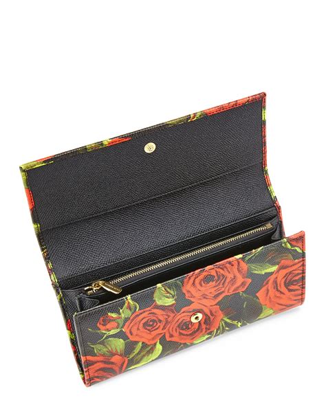 dolce gabbana floral chain wallet|dolce and gabbana outlet.